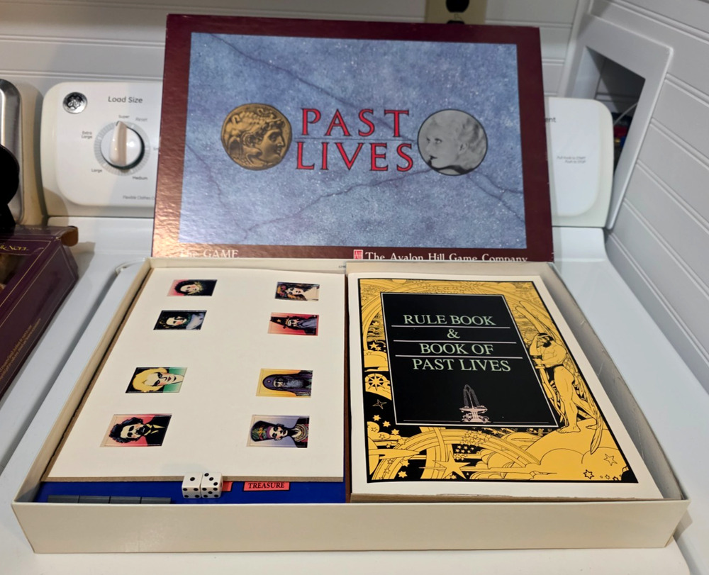 Past Lives Board Game 1988 Avalon Hill Preowned Complete - Rare Vintage 80s Game